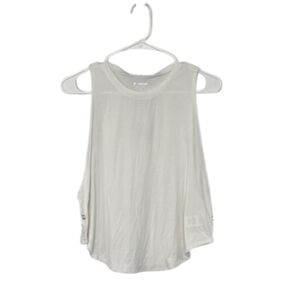 Four Laps Women’s Medium White Sleeveless activewear top NWT